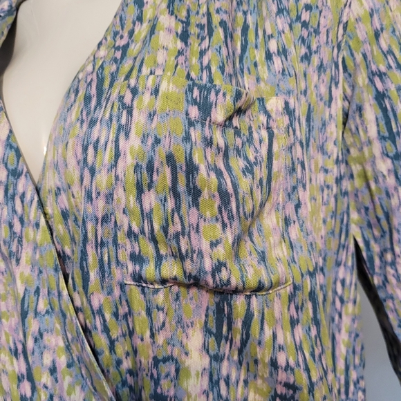 Anthropologie Pilcro Tisha Surplice Blouse, VGUC, Size XS - Picture 6 of 11